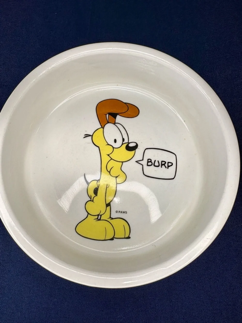 Vintage Cartoon Odie Ceramic Bowl with 